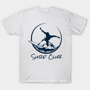 Surfer Club Print DesignTemplate T-Shirt